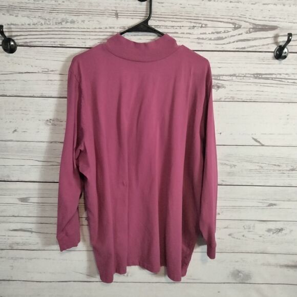 "All American Comfort" woman's long sleeve shirt - Picture 4 of 6